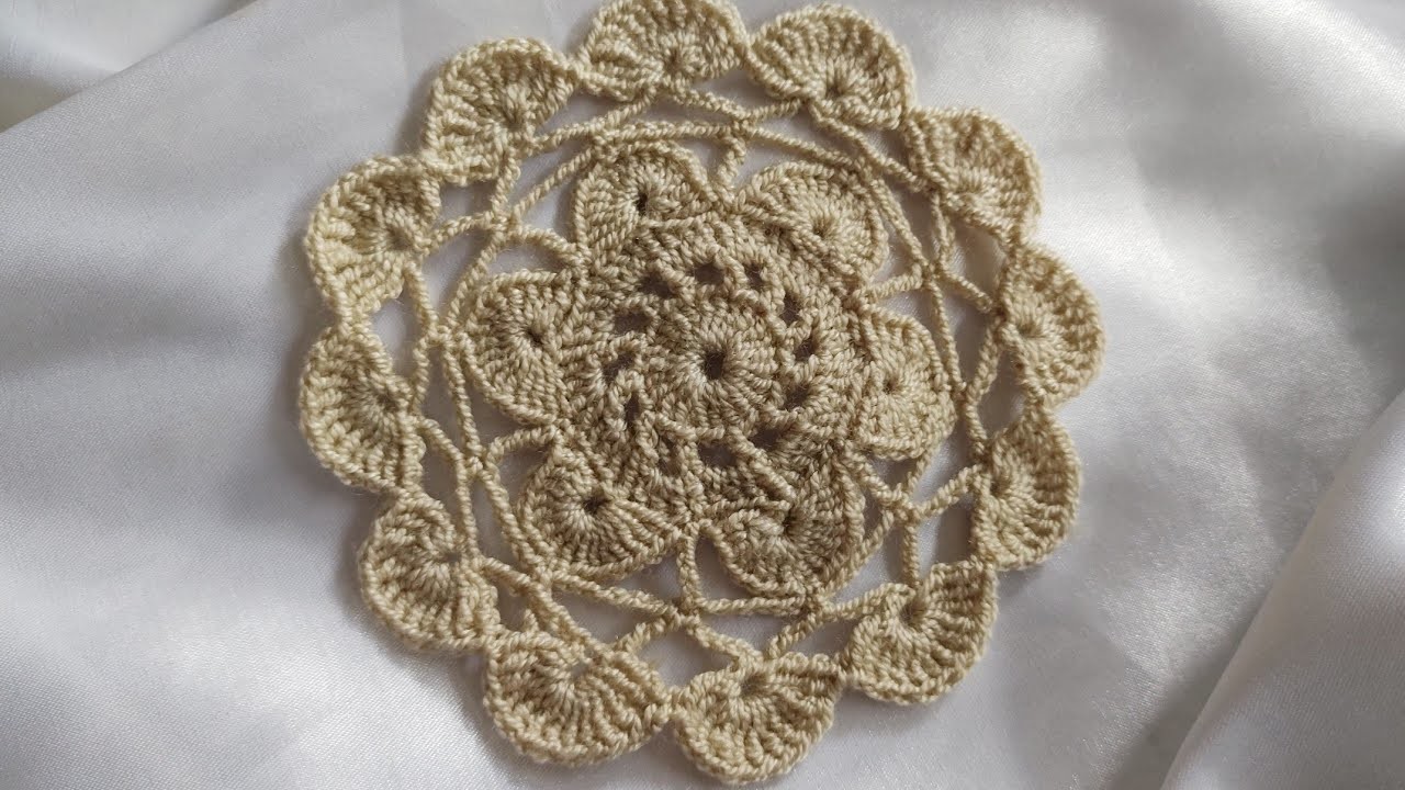 DIY????Tapete.Carpeta tejida en Crochet -Ganchillo How to crochet #crochettutorial #comotejer
