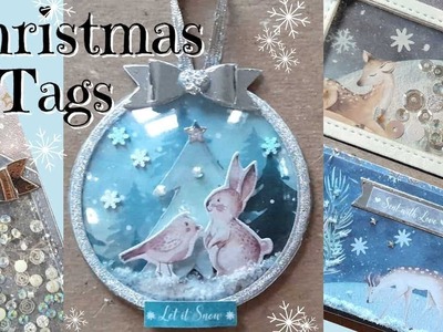 #embellishwithuswednesdays Christmas Tag Project Share!