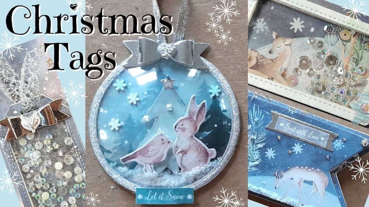 #embellishwithuswednesdays Christmas Tag Project Share!