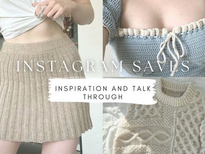 Going through my Instagram Saves | Knit & crochet inspiration [KNITMAS 14]
