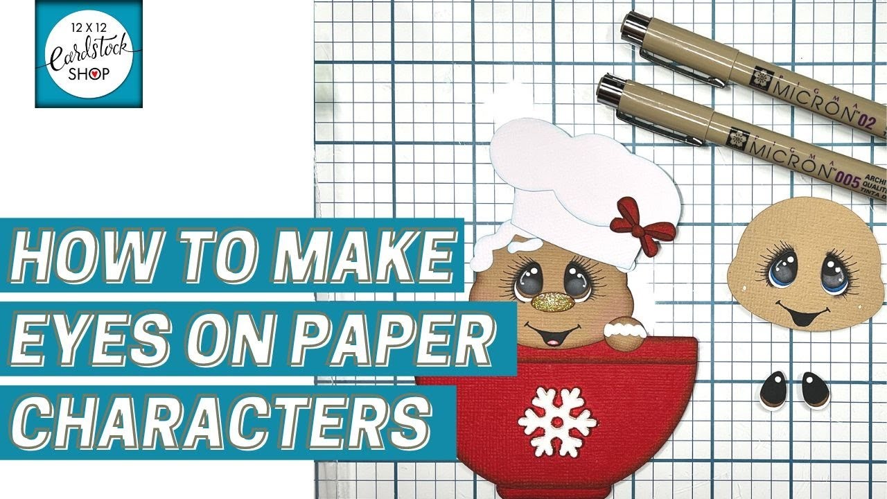 How to Make Eyes on Paper Characters