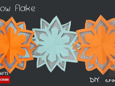 How to make Snowflakes| Christmas decoration| Paper cutting art| paper crafts| #liviacrafts |