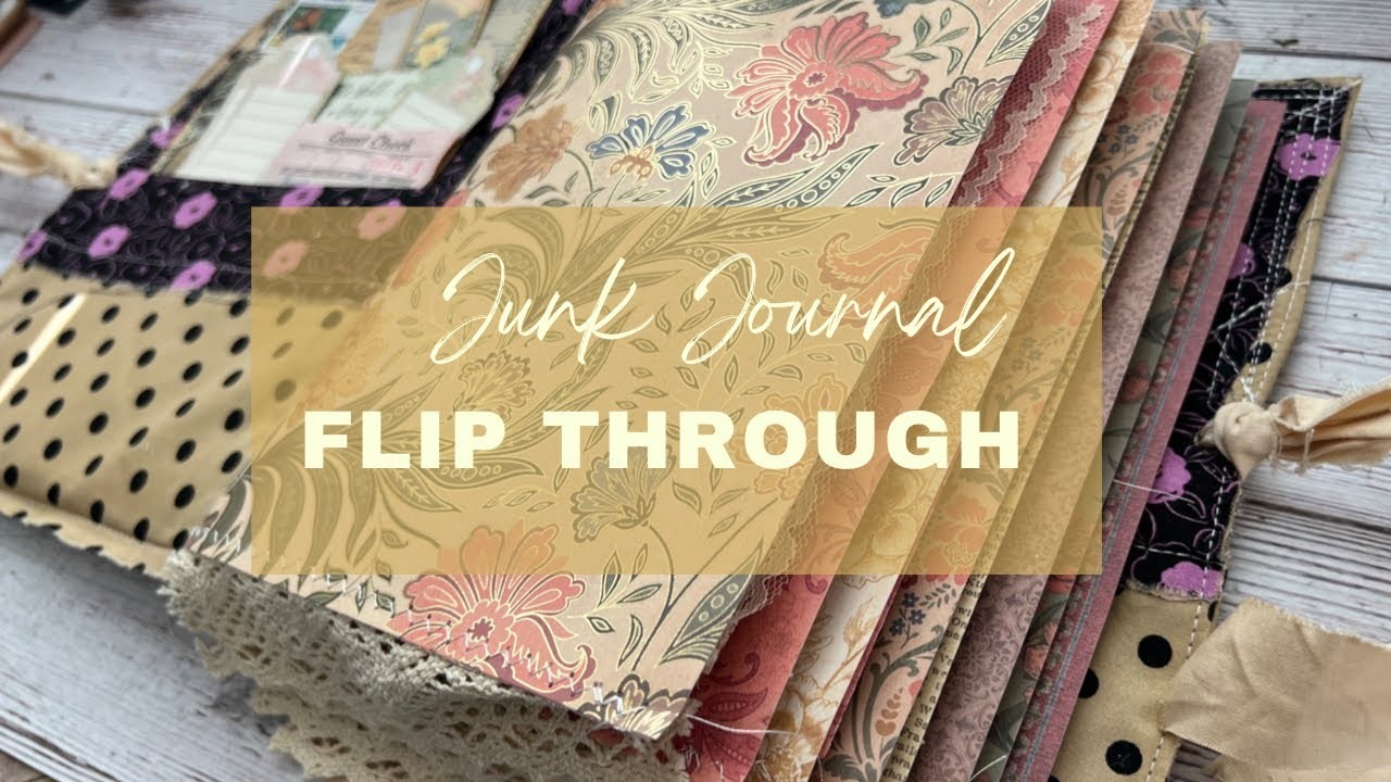 Junk Journal Flip Through (with audio) | Journal Swap with @OfficialHeatherWilkerson