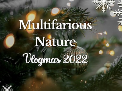 Multifarious Nature Vlogmas 2022: Week 2