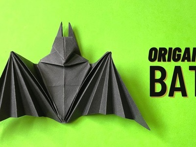 Origami Bat Timelapse | Origami Bat for Halloween | Paper Bat | Paper Crafts | InniVatioNizer