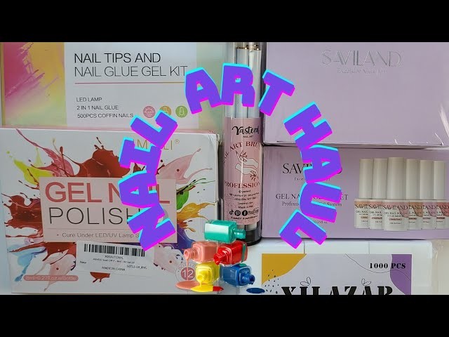 PR Nail Art Haul. yasterd . Saviland.Aimeile.Xilazab. Must see Nail supplies