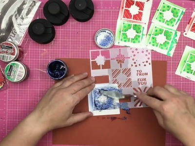 Scrapbook Process: Celebrate the Holiday. Stencil of the Month. All Wrapped Up