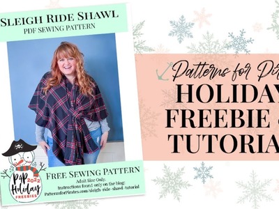 Sleigh Ride Shawl | P4P 2022 Holiday Freebies