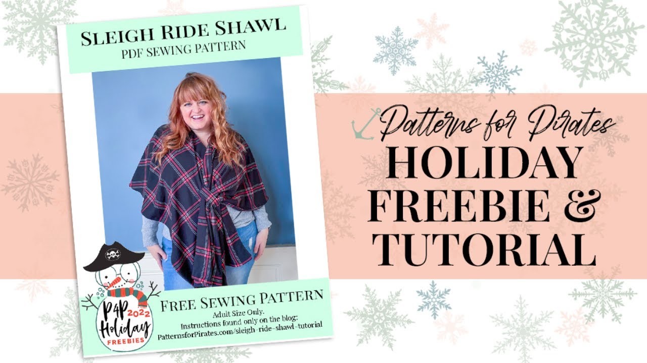 Sleigh Ride Shawl | P4P 2022 Holiday Freebies