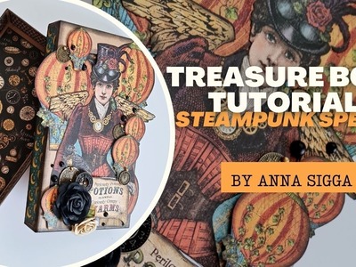 Steampunk Treasure Box - Steampunk Spells - by Anna Sigga