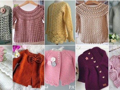 Top 100 New crochet baby sweater for 1 to 5 year old baby 2023 |Latest crochet pattern for baby 2023