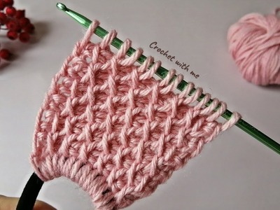 ⚡????Woow. !!!!????⚡ Great???????? Very easy Tunisian crochet chain very stylish hair band making