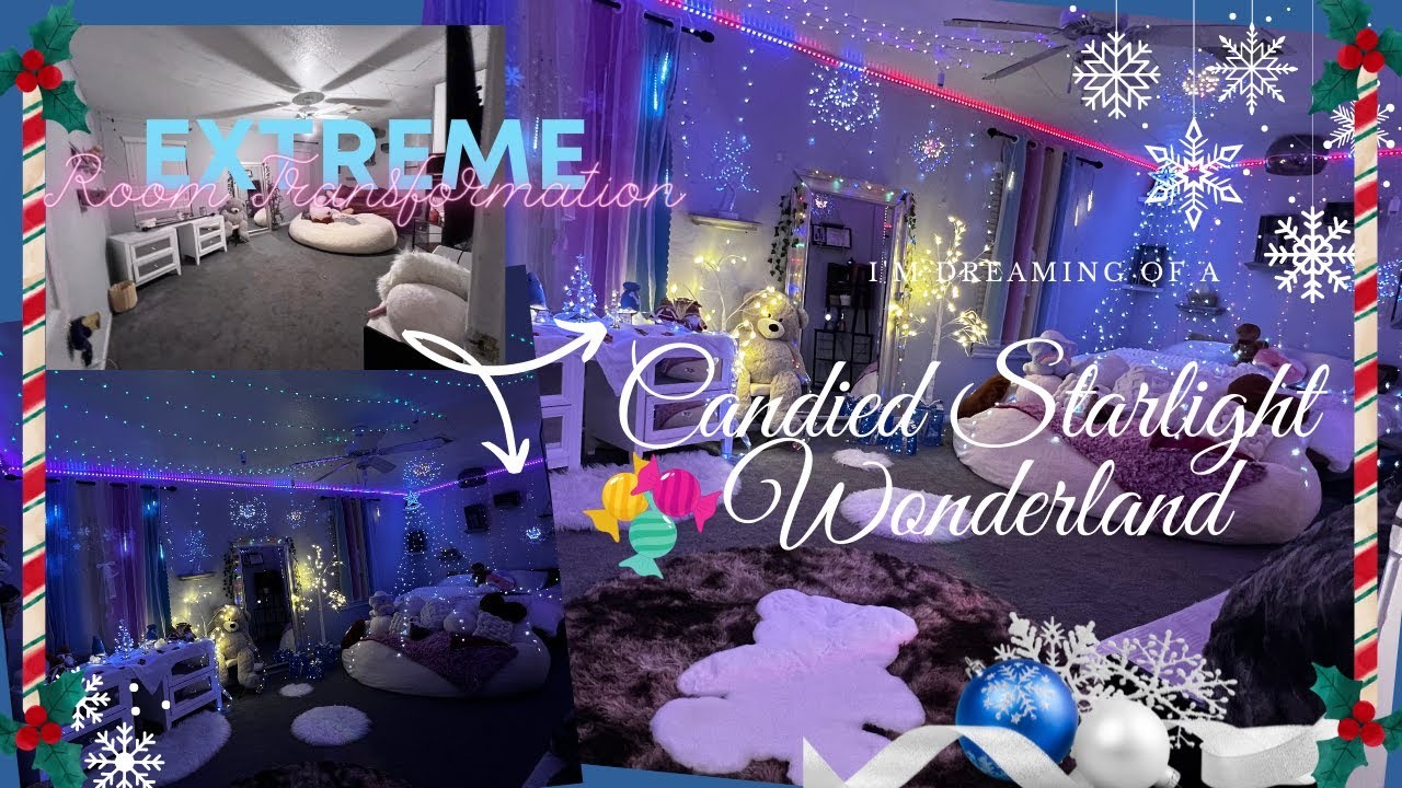 2022 ULTIMATE CHRISTMAS ROOM MAKEOVER❄️✨| Cozy Kornerz: Candied Starlight Wonderland Transformation????