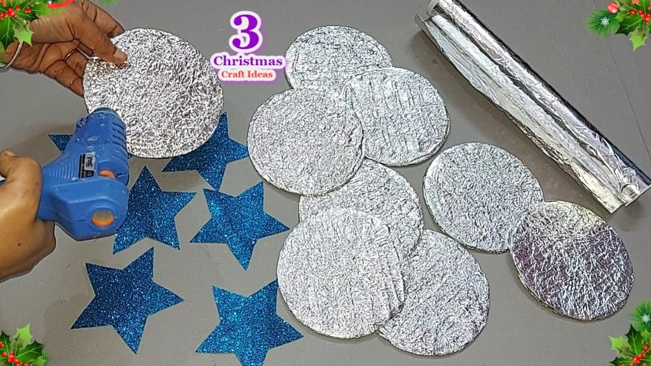 3 Easy Christmas Decoration idea with Affordable materials |DIY Affordable Christmas craft idea????279