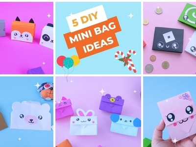 5 DIY wallet idea | paper craft idea | School supplies