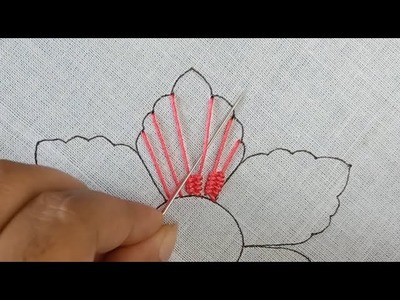 Amazing Flower Hand Embroidery Designs Tutorials ! Easy Flower Hand Embroidery by Rup Handicraft
