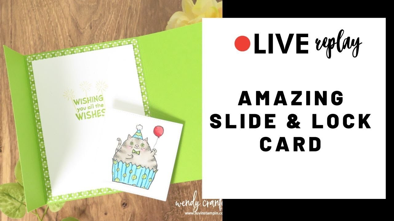 Amazing Slide and Lock Fun Fold Card