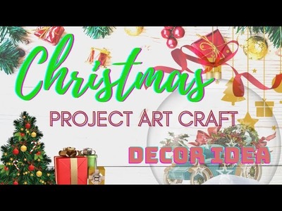Christmas Project Art Craft Decor Idea #diy #craft #christmas