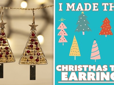 Christmas Tree Earrings | I Made This