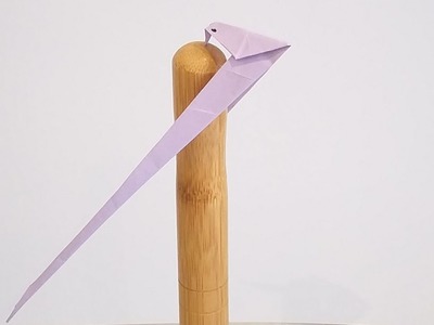 Comment faire l'Oiseau Équilibriste en papier| Origami Oiseau