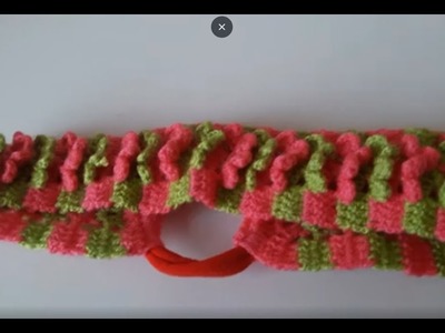 Crochet braid headband