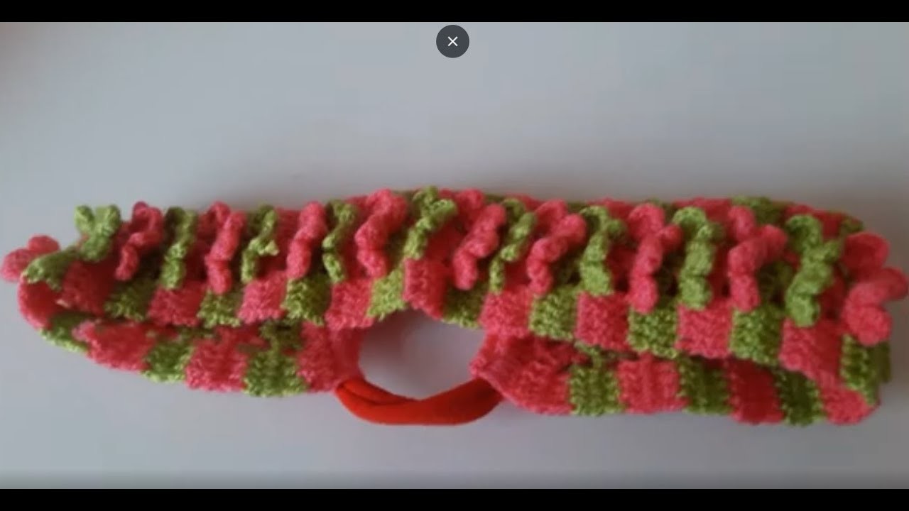 Crochet braid headband