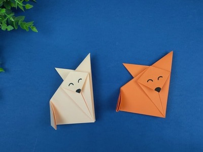 Cute Fox From Paper | DIY Komorebi