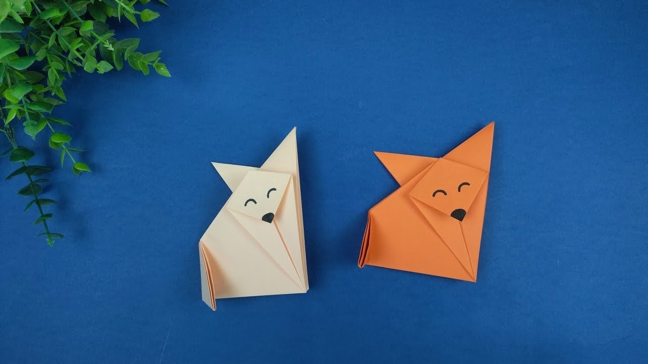 Cute Fox From Paper | DIY Komorebi