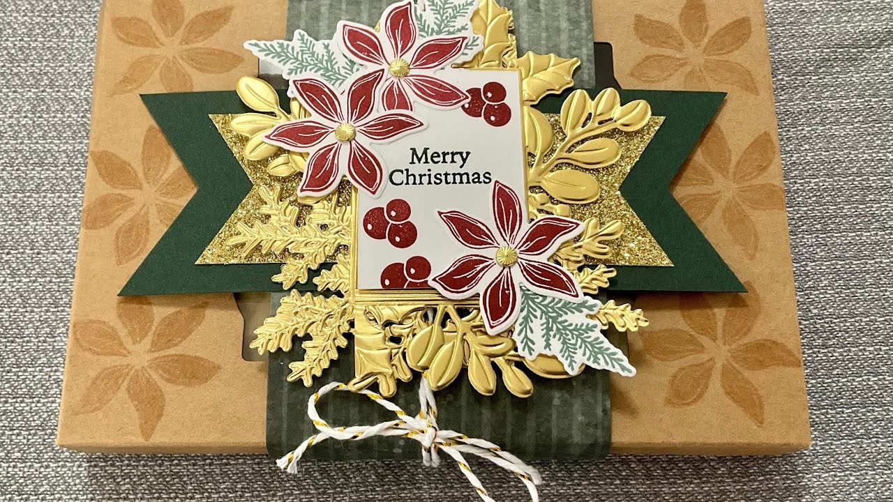 Decorated Kraft Gift Box