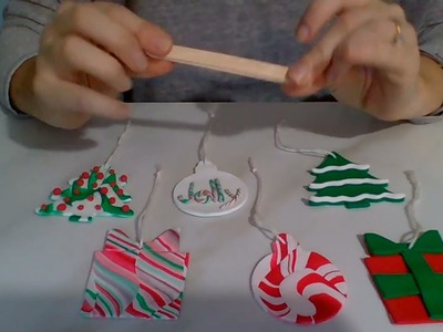 DIY Polymer Clay Christmas Ornaments (Part 1)