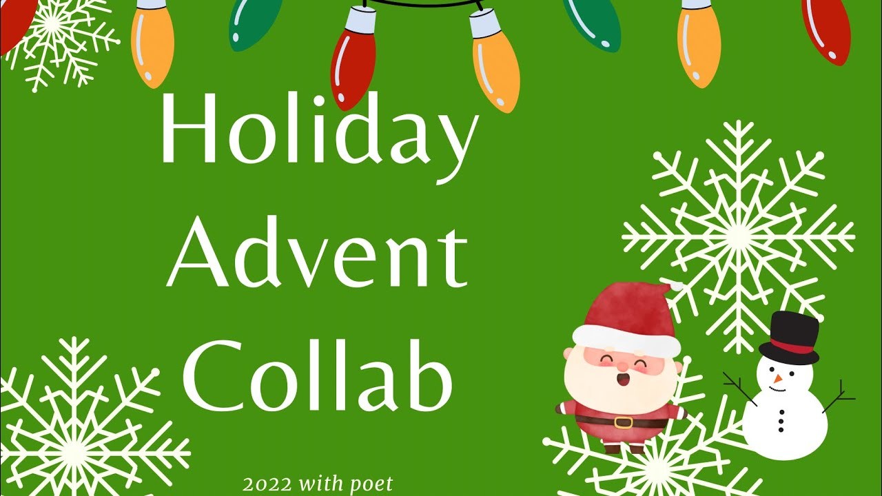 Holiday Advent collab #14 #holidayadventcollab #comfycozycolorwithpoet