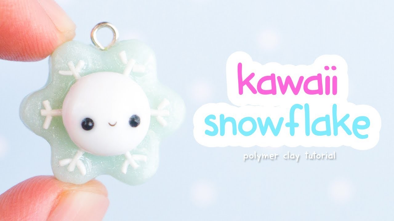 How To Make a Kawaii Snowflake ~ Polymer Clay Tutorial