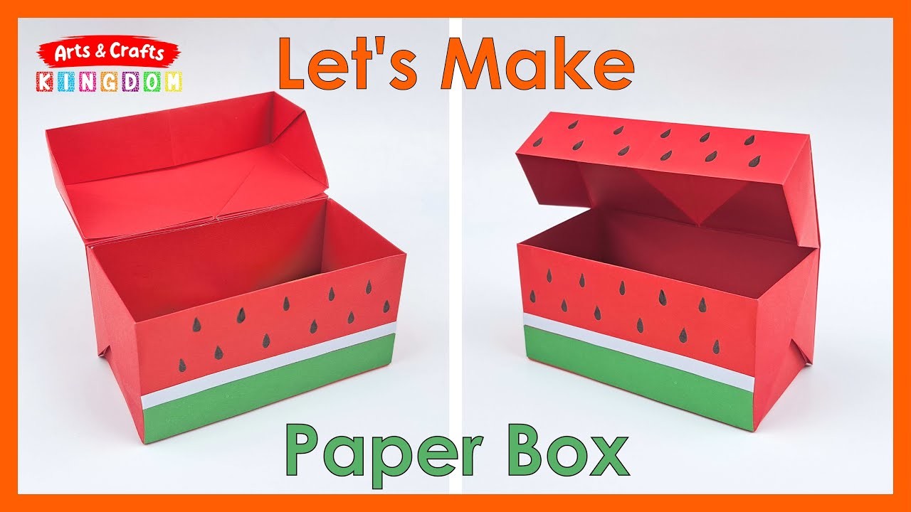 How To Make A Paper Storage Box | DIY Toy Box | Easy Origami #HowToMake #Crafts #DIY