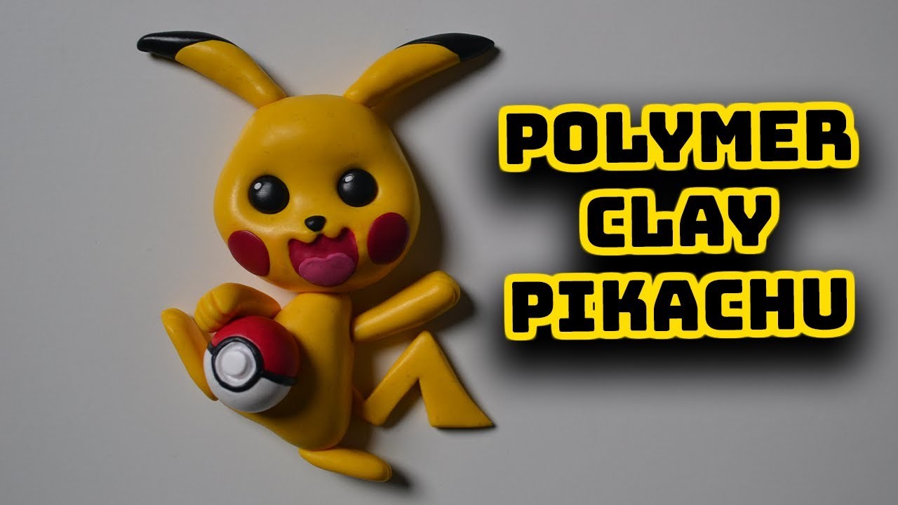 How to Make a Pikachu with Polymer Clay |Pokemon|