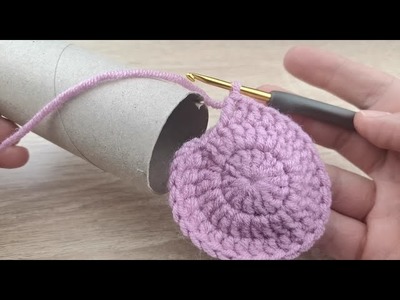Look what I did with the TOILET PAPER ROLL! CROCHET RECYCLE KNİTTİNG