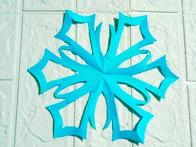 Membuat 5 pola dekorasi.easy decorative paper chain ideas.DIY paper cutting decorations