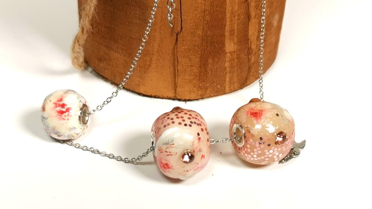Murano Glass-Inspired Polymer Clay Charms You Can Make Yourself
