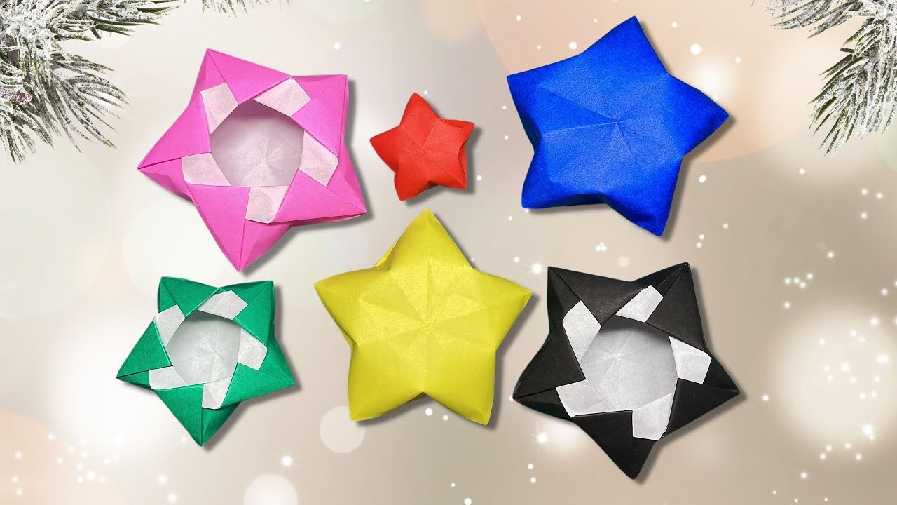 【Origami】Star box｜Paper craft art