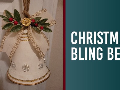 Oversized Decorative Christmas Bell | Embellish and Dazzle a Bell for the Holidays