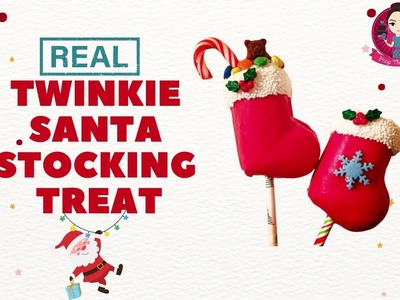 "Real" Twinkie Santa Stocking Treats