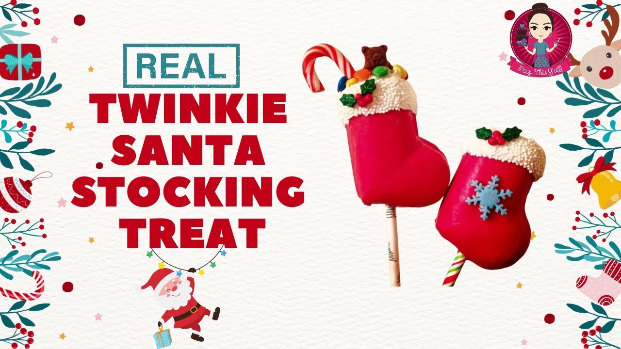 "Real" Twinkie Santa Stocking Treats