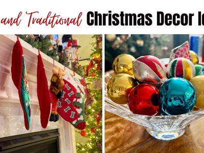 ????TRADITIONAL CHRISTMAS LIVING ROOM DECOR IDEAS || HOLIDAY DECOR IDEAS @JacquelineMarieLiving