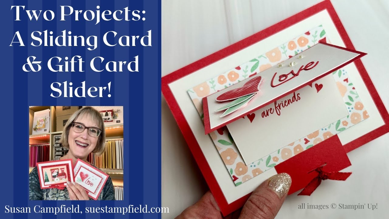Two Projects: A Sliding Card & A Gift Card Slider!