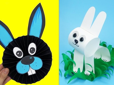 3 easy ways paper rabbit | Christmas paper crafts 2023