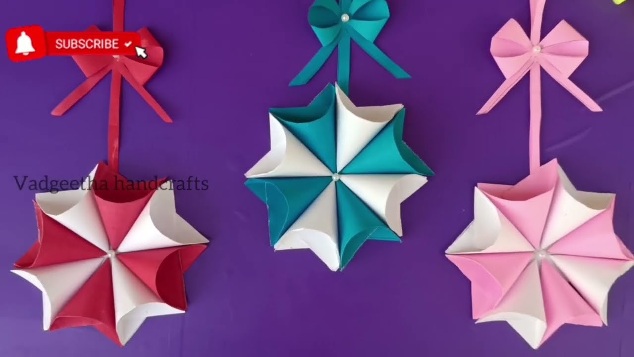 Attractive Christmas decoration craft||craft||Christmas paper craft#diy #viral #youtube #4k#creative