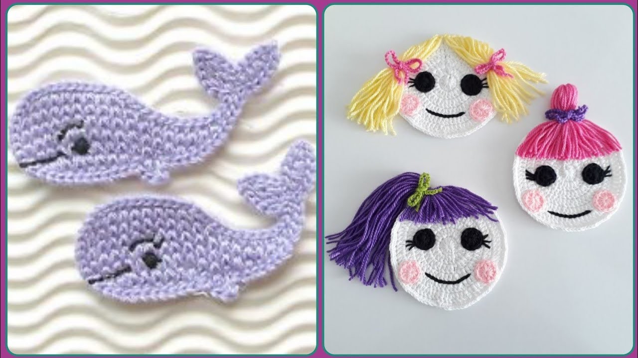 Beautiful & Ravishing Crochet Handmade Applique Patterns