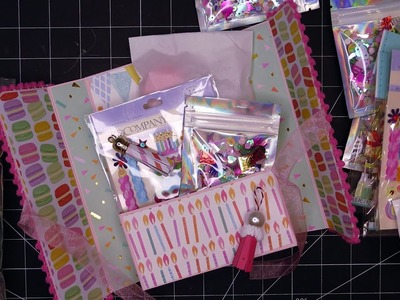 Birthday Celebrations Loaded Pocket Swap Tutorial, Part 2: Tassel Tutorial, Shaker Mix & My Gifts!