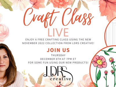 Craft Class Live - Spotlight Flower Doodles
