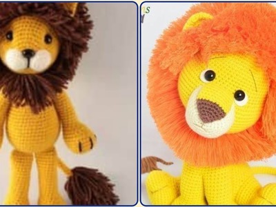 Crochet Hand-Knitted Lion Pattern Design Ideas