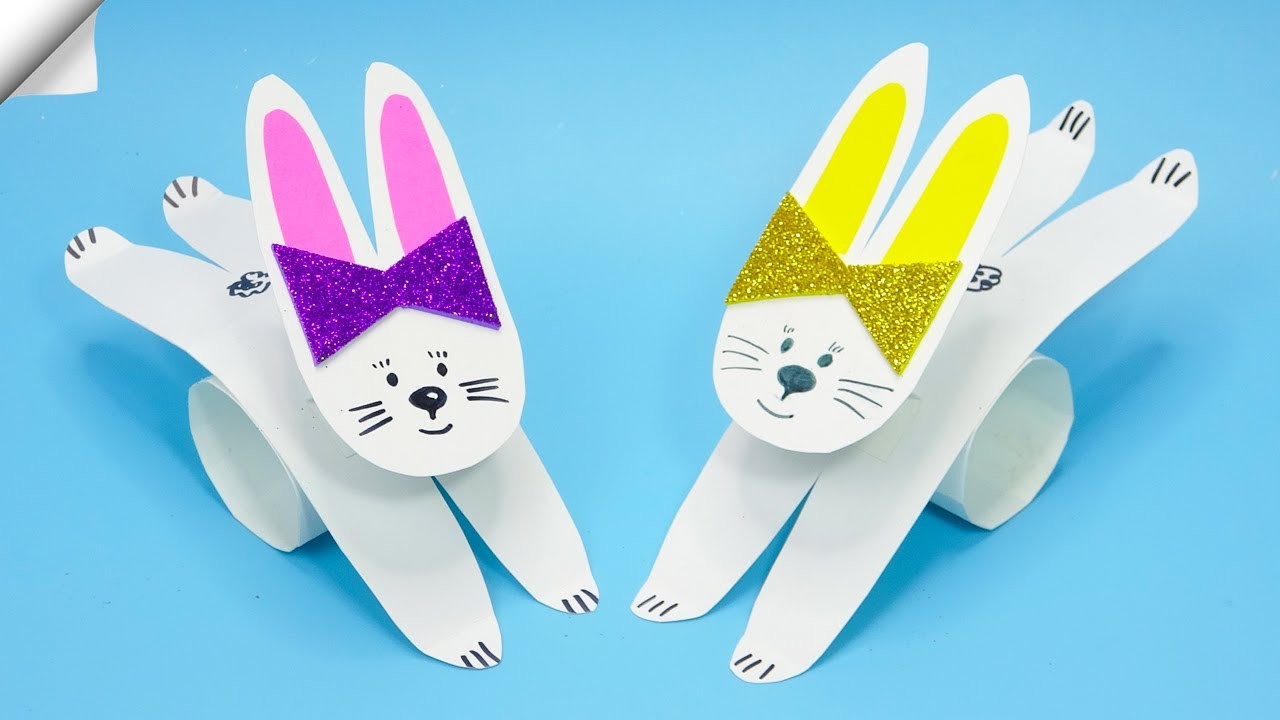 Cute paper rabbit | Christmas paper crafts 2023